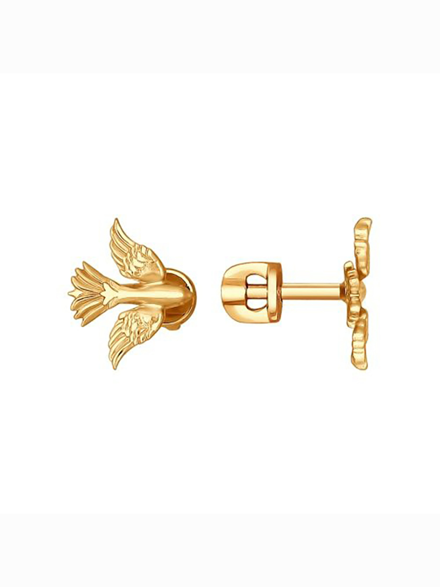 

Серьги из серебра без вставки 585Gold 702008855, 702008855