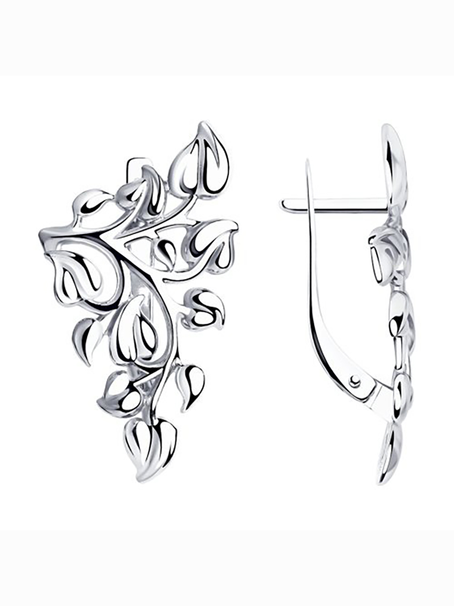 

Серьги из серебра без вставки 585Gold 702008812, 702008812