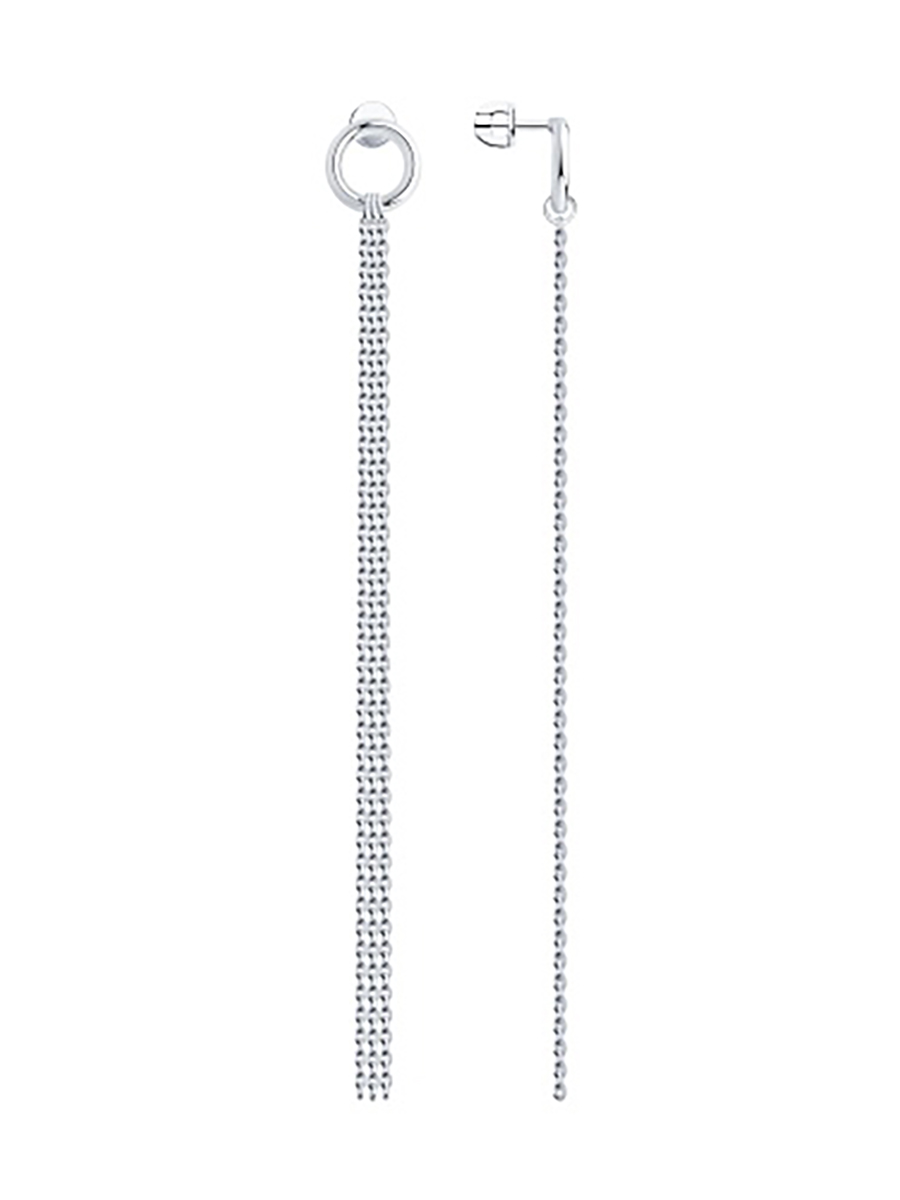 

Серьги из серебра без вставки 585Gold 702008771, 702008771