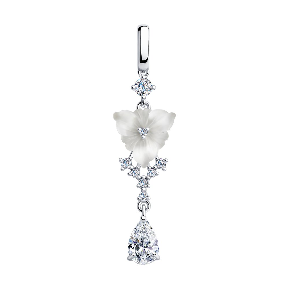 

Подвеска из серебра с кварцем/фианитом Diamant 94-330-01279-1, 94-330-01279-1
