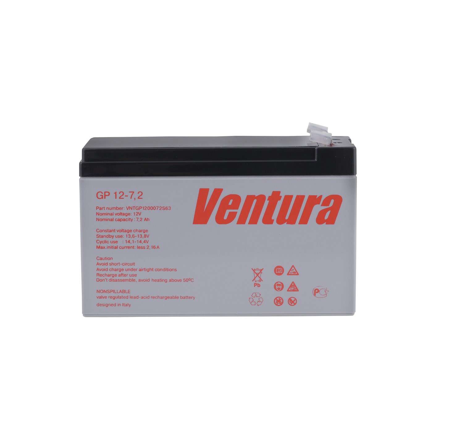 

Аккумулятор для ИБП Ventura 7.2 А/ч 12 В (52513)