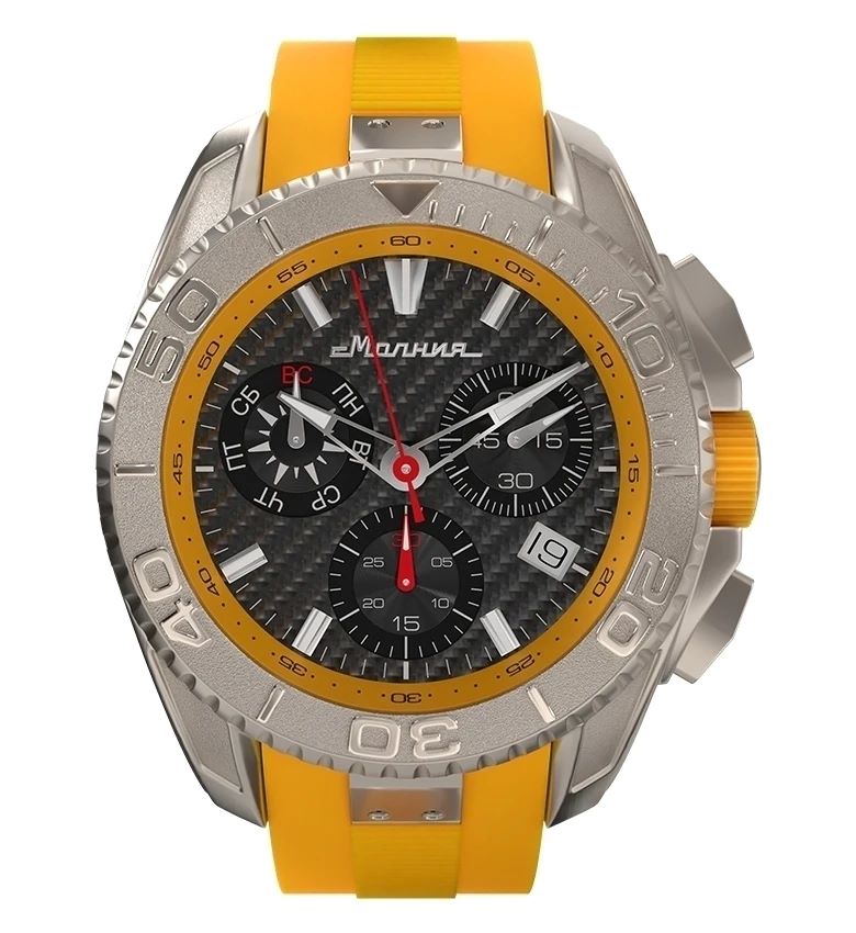 

Наручные часы Молния ENERGY YELLOW 2.1, 01001007-2.1