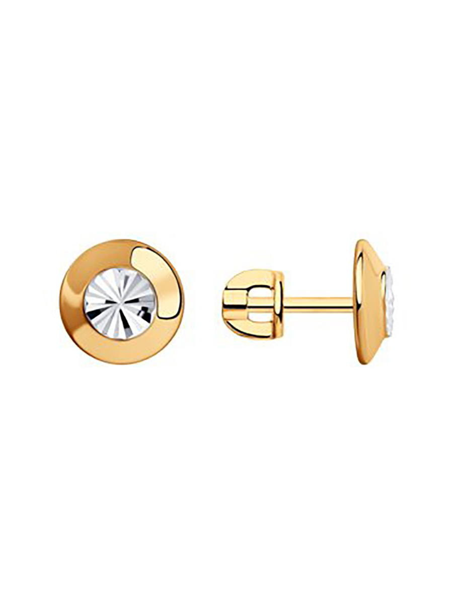 

Серьги пусеты из серебра 585Gold 702008723, 702008723