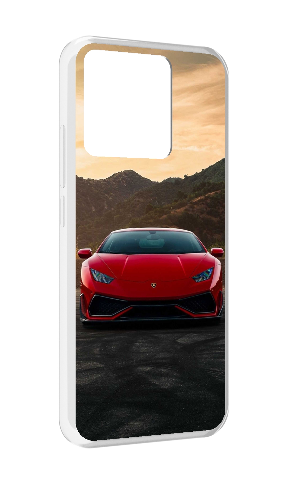 

Чехол MyPads Tocco для Xiaomi Redmi 10A lamborghini 1 мужской, Прозрачный, Tocco