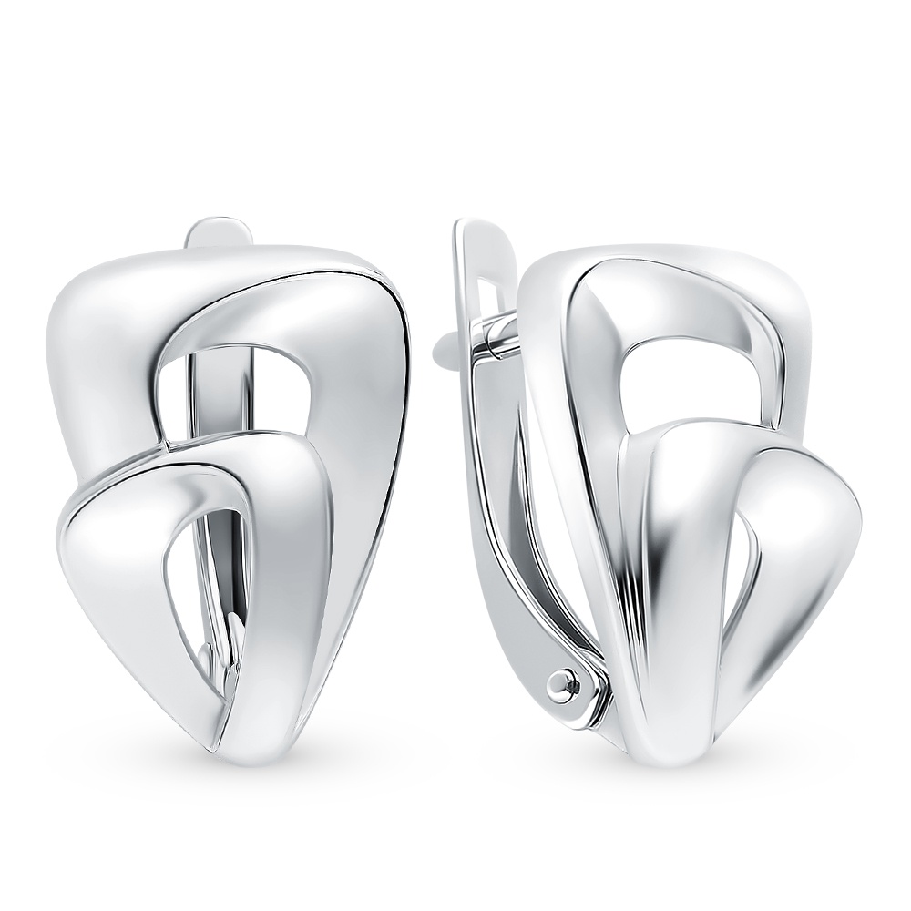 

Серьги из серебра без вставки 585Gold 702008719, 702008719