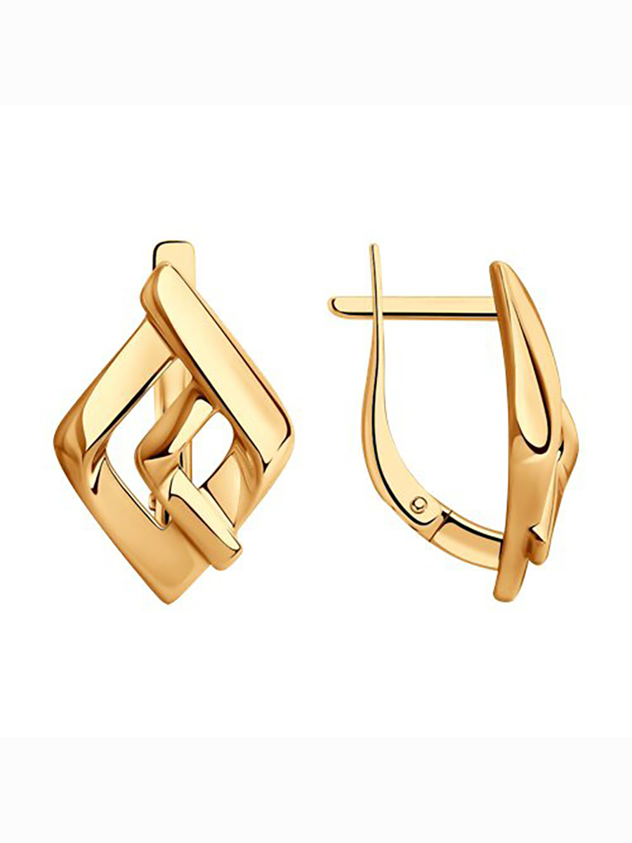 

Серьги из серебра без вставки 585Gold 702008714, 702008714