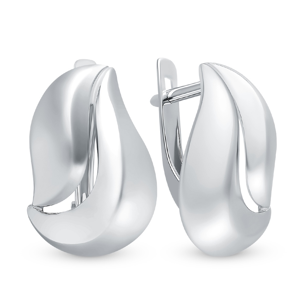 

Серьги из серебра без вставки 585Gold 702008713, 702008713
