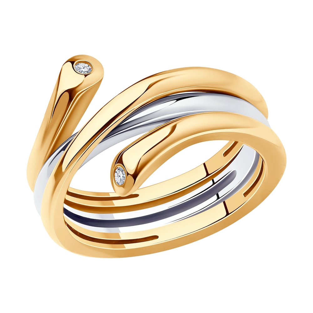 

Кольцо из серебра р. 18 SOKOLOV 93010895, фианит, 93010895