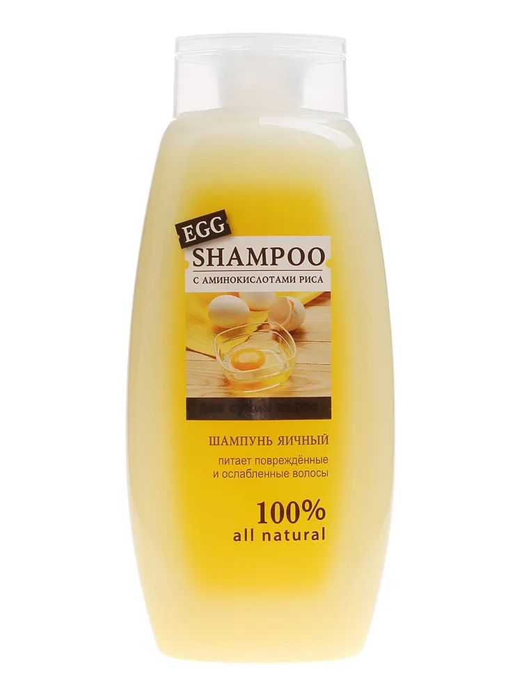 Шампунь Magrav Natural яичный с аминокислотами риса 530 мл