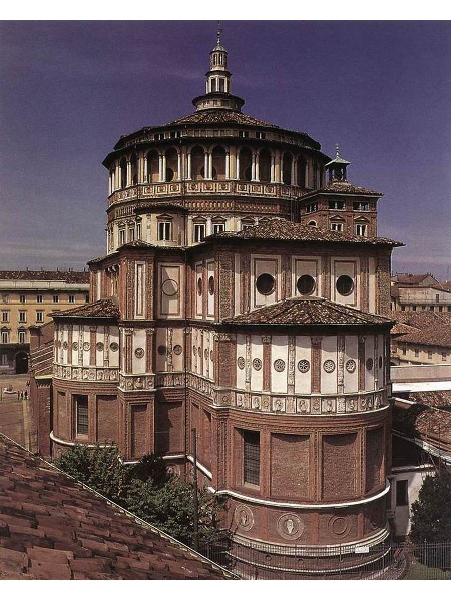 

Постер DRABS A3 Донато Браманте Exterior of the church