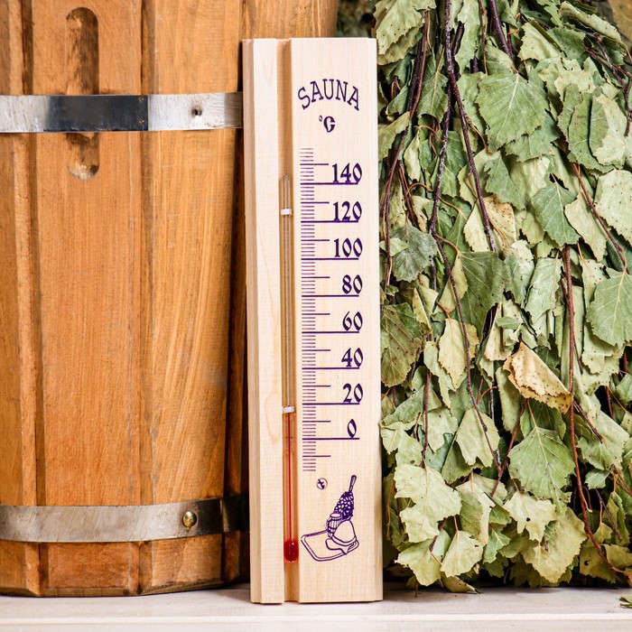 фото Термометр для бани и сауны тсс-2 "sauna" (t 0 + 140 с) в пакете nobrand