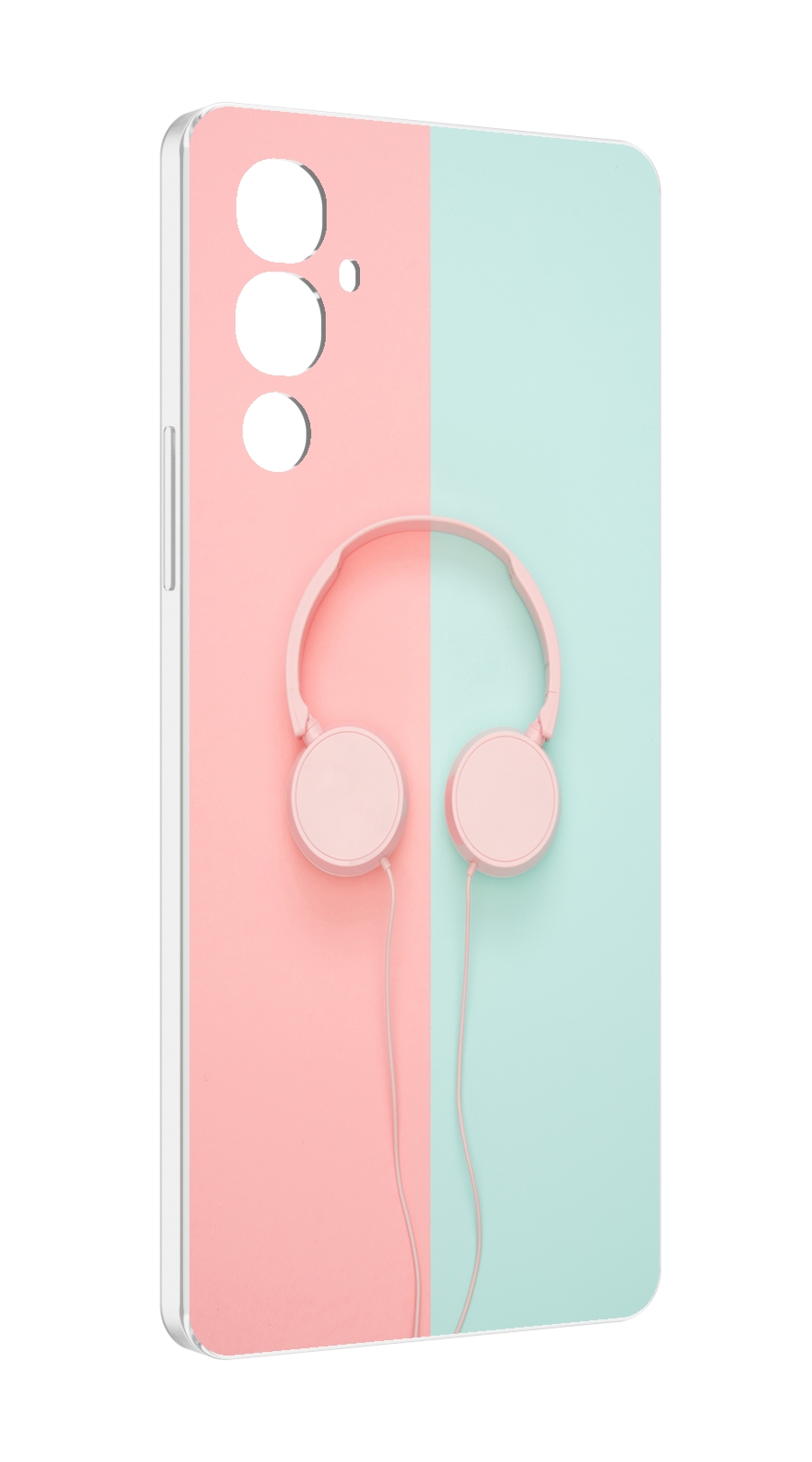 

Чехол MyPads наушники-минимализм для Tecno Pova 4, Прозрачный, Tocco