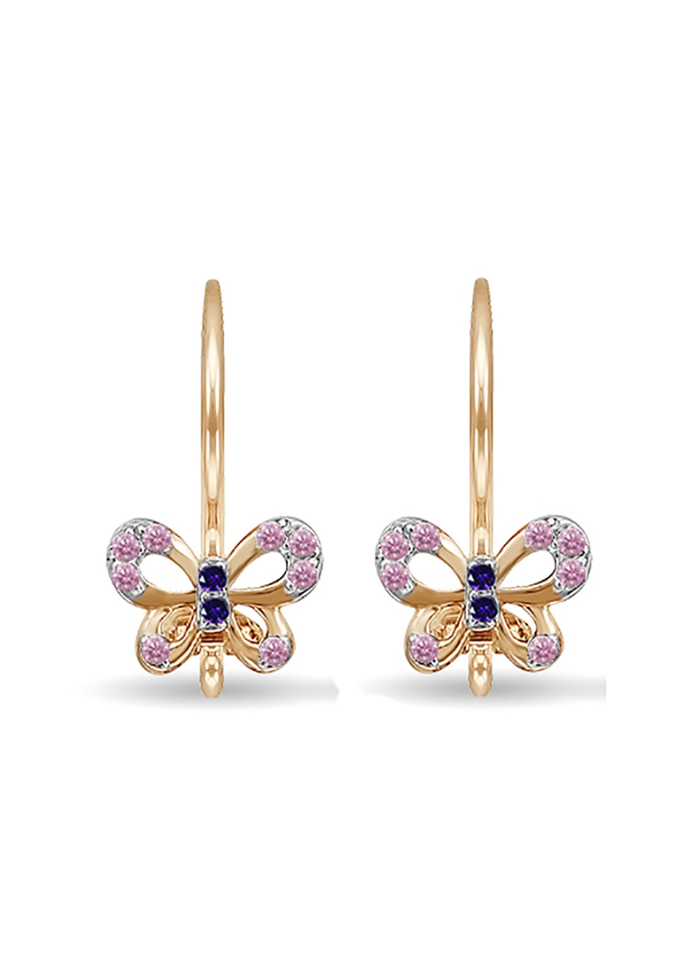 

Серьги из серебра с корундом/фианитом Kari Jewelry С669-210М2, С669-210М2