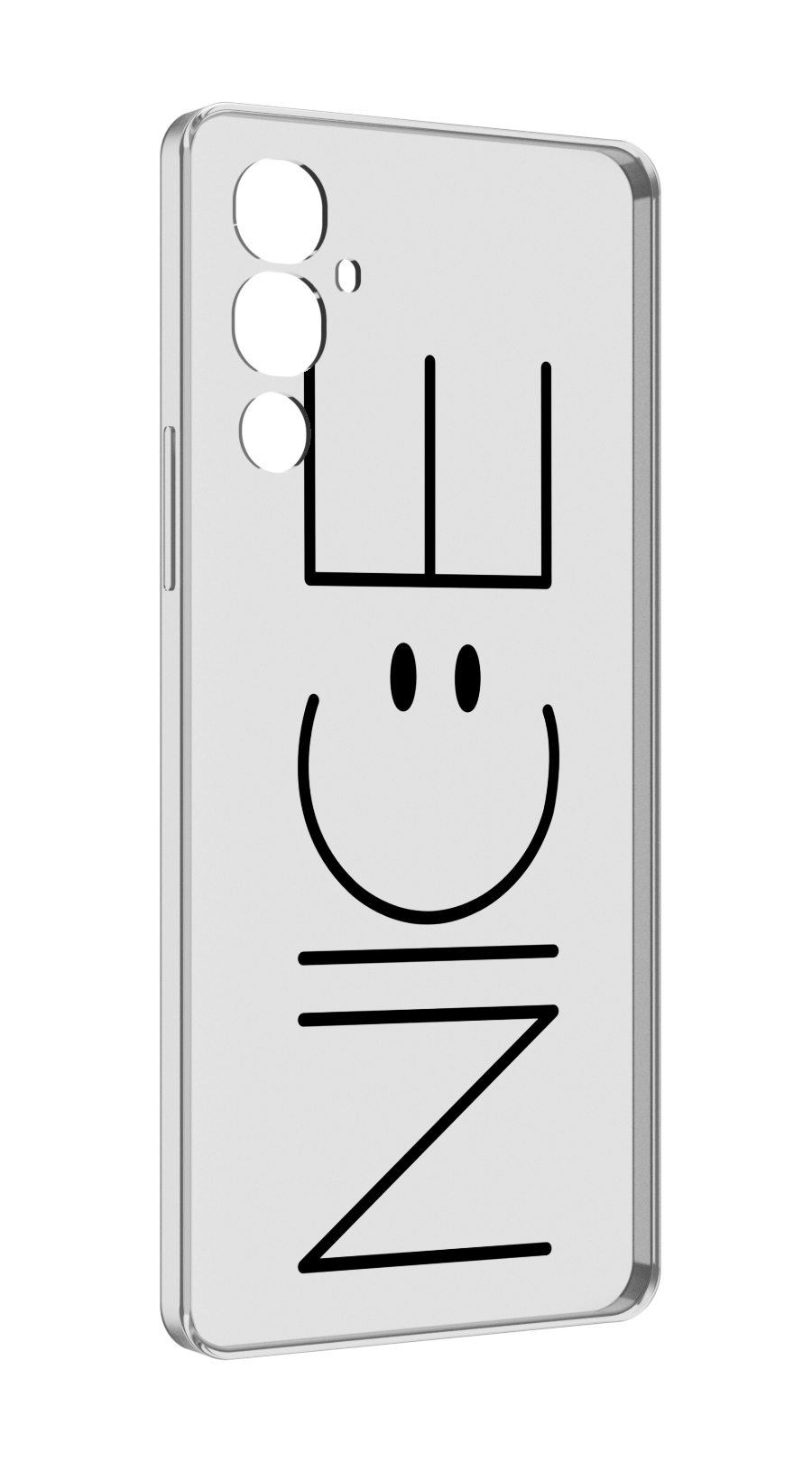 

Чехол MyPads найс-надпись для Tecno Pova 4, Прозрачный, Tocco