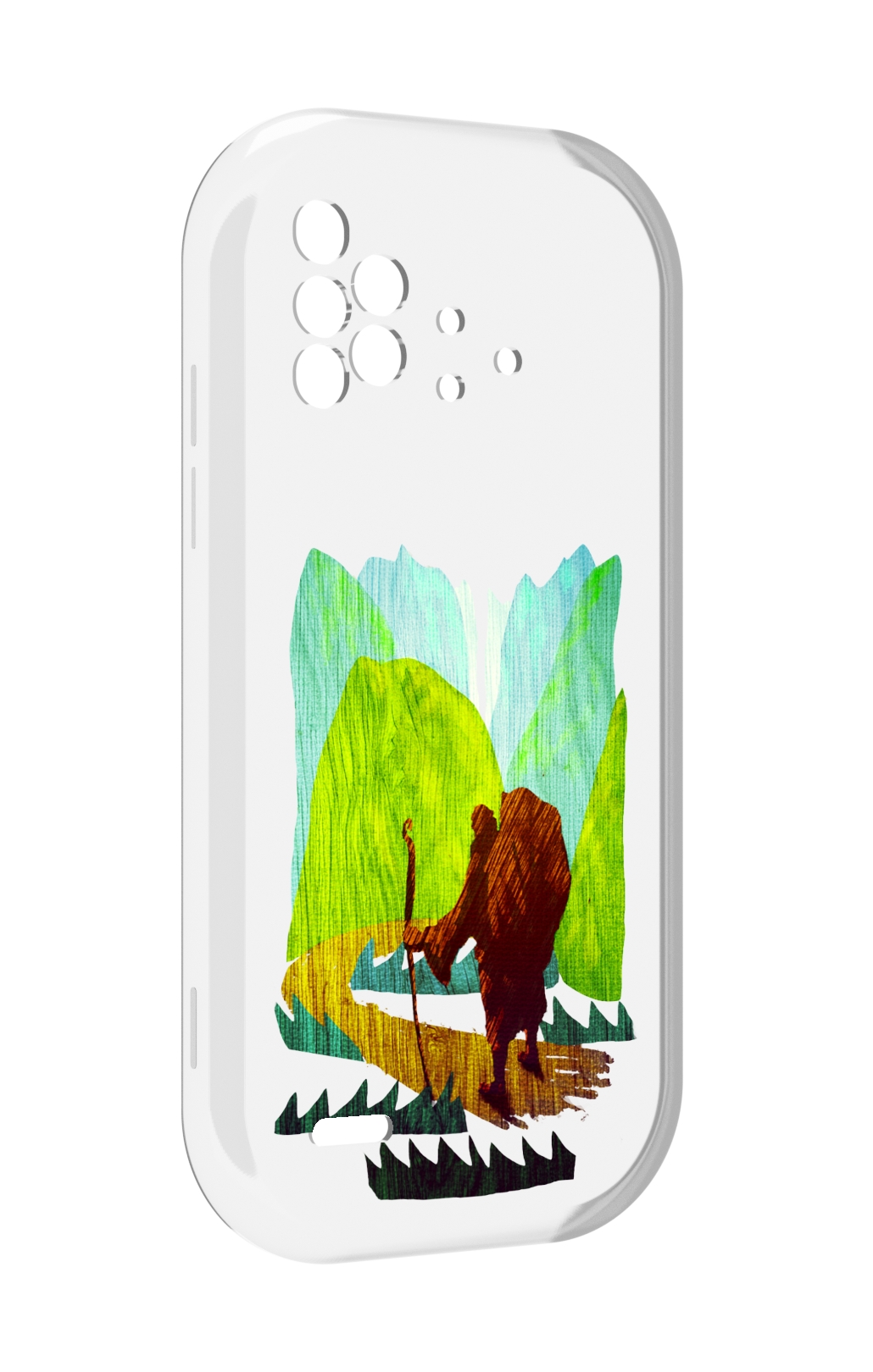 

Чехол MyPads Лесная тропа для UMIDIGI Bison X10 / X10 Pro, Прозрачный, Tocco