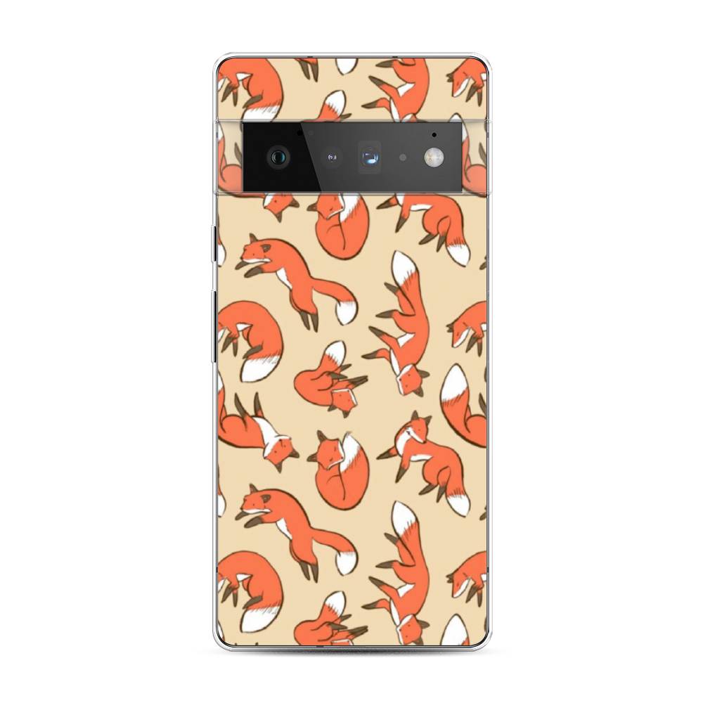 

Чехол Awog на Google Pixel 6 Pro "Лисички фон", Разноцветный, 270950-3