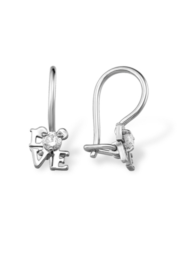 

Серьги из серебра с фианитом Kari Jewelry 1210018757-501, 1210018757-501