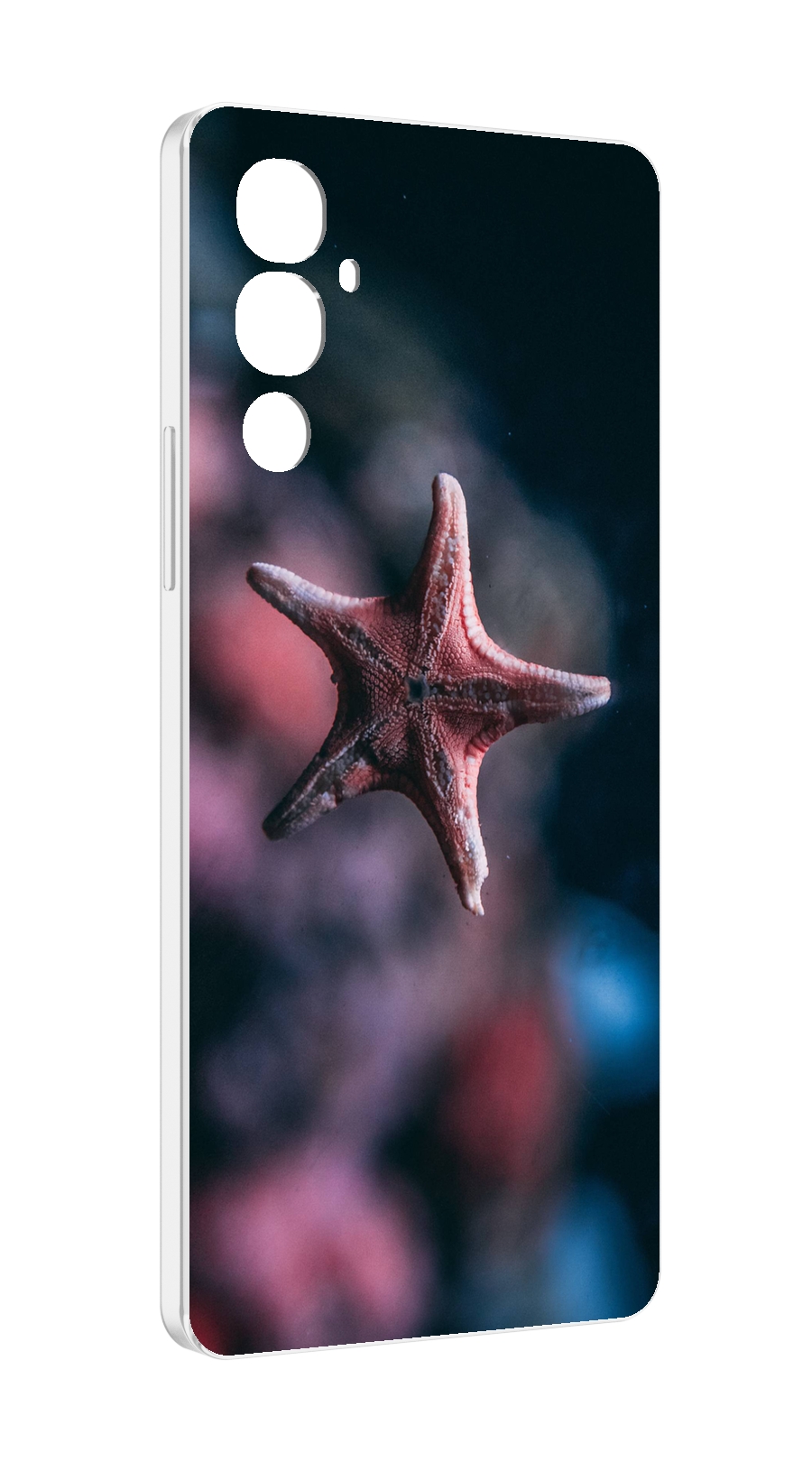 

Чехол MyPads морская-звезда---starfish для Tecno Pova 4, Прозрачный, Tocco