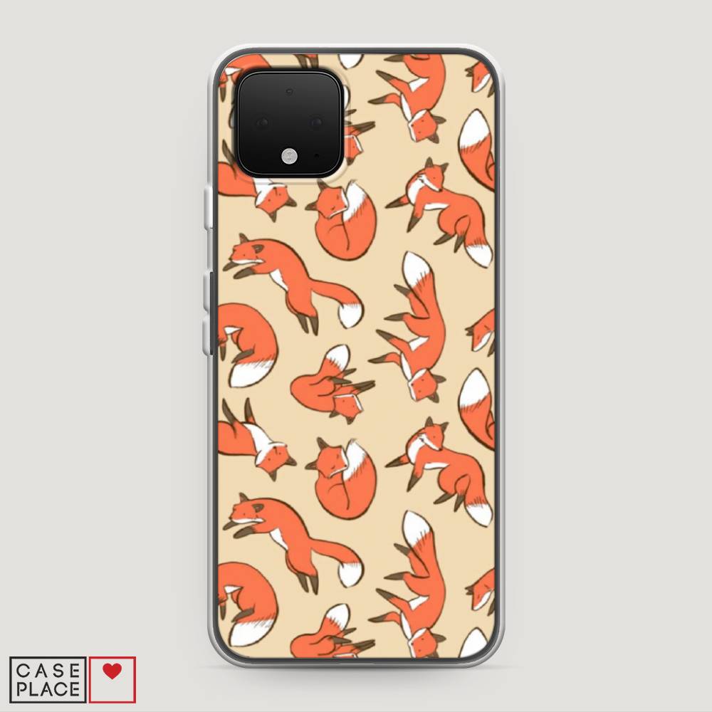 

Чехол Awog на Google Pixel 4 "Лисички фон", Разноцветный, 270250-3
