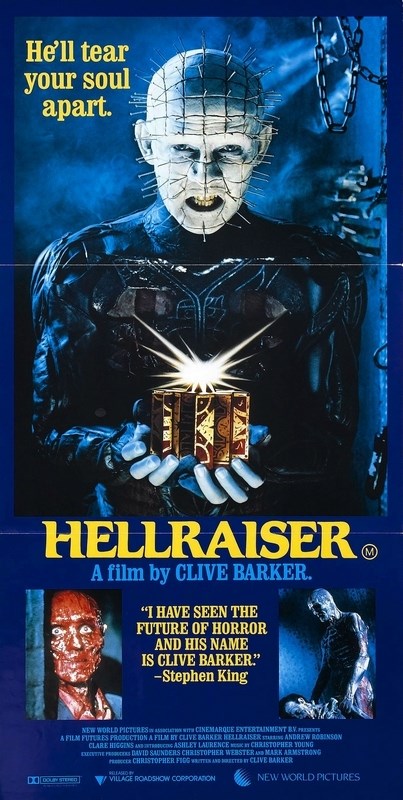 

Постер к фильму "Восставший из ада" (Hellraiser) A2