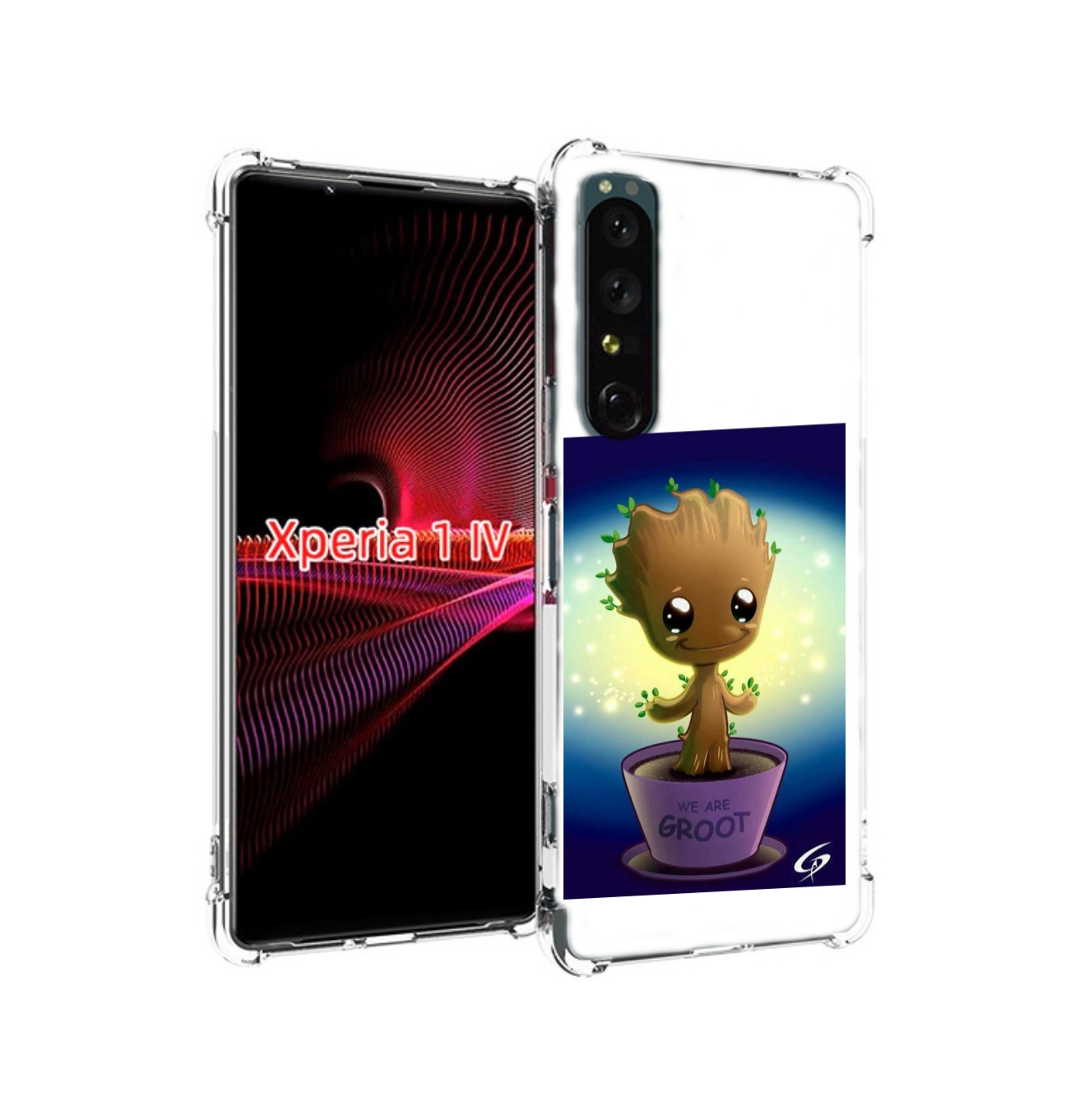 

Чехол накладка MyPads Грут для Sony Xperia 1 IV, Прозрачный, Tocco