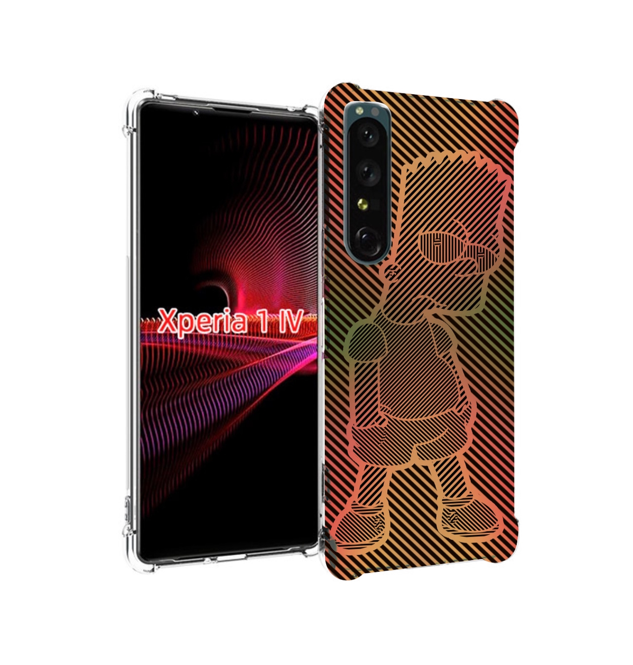 

Чехол накладка MyPads Графический-Барт-Симпсон для Sony Xperia 1 IV, Прозрачный, Tocco
