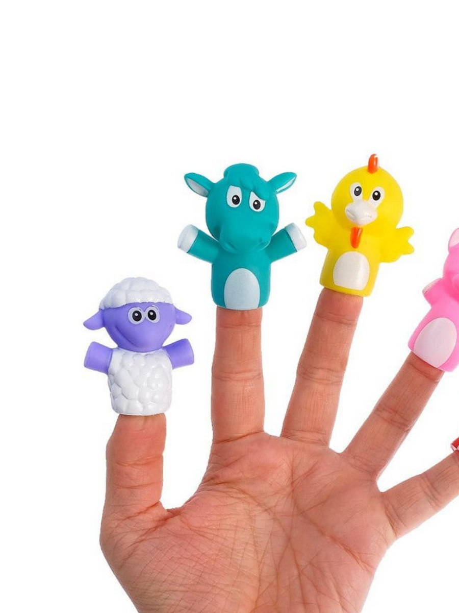 Набор пальчиковых игрушек IQ-ZABIAKA Милые зверята по методике Монтессори 4552478
