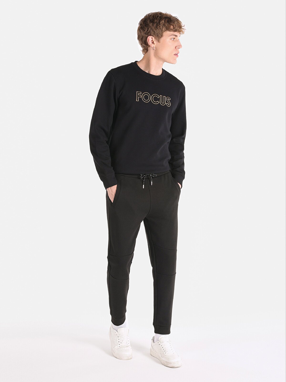 

Спортивные брюки мужские COLIN'S CL1065830 черные S, Черный, CL1065830