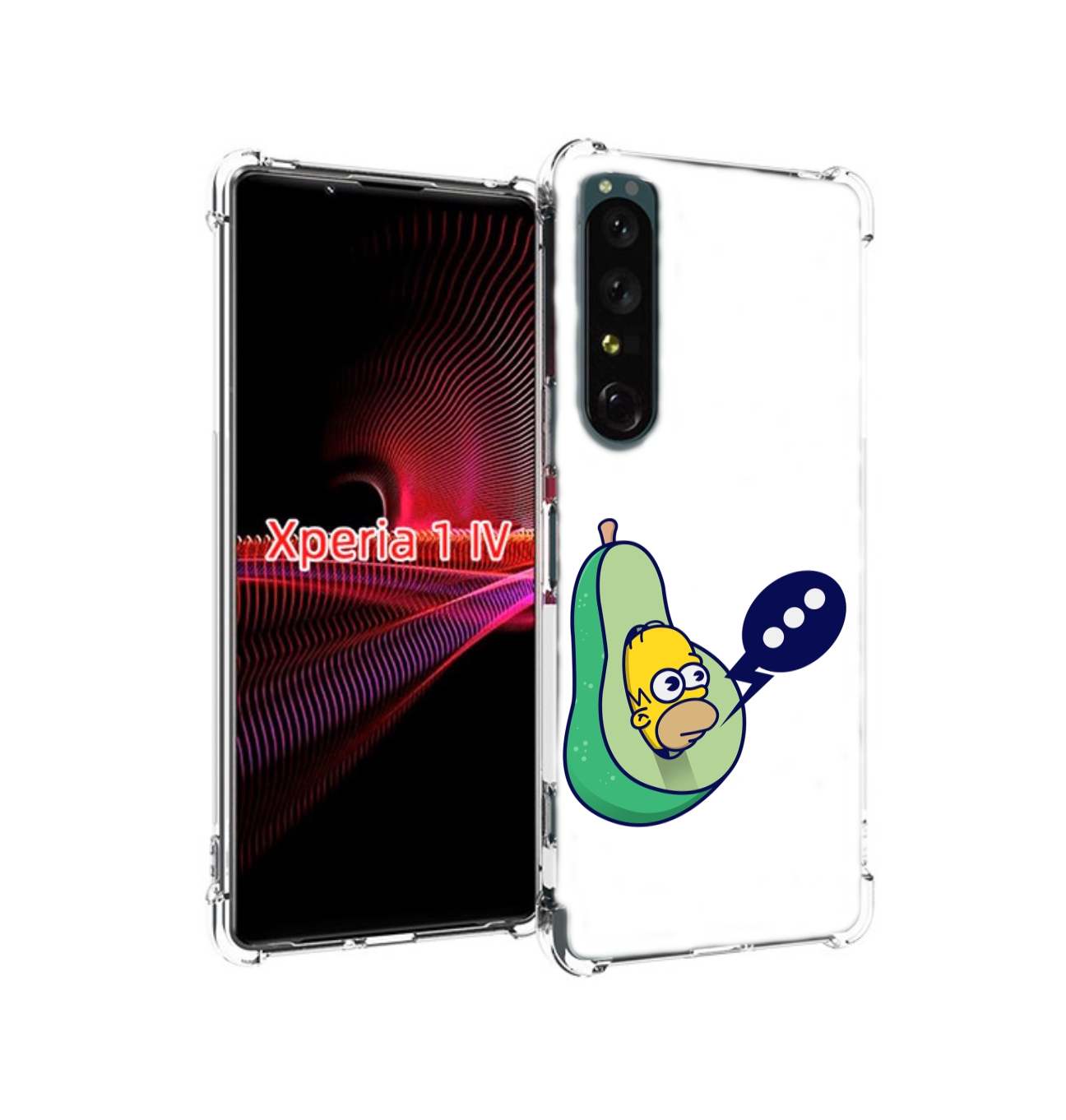 

Чехол накладка MyPads Гомер-авокадо для Sony Xperia 1 IV, Прозрачный, Tocco