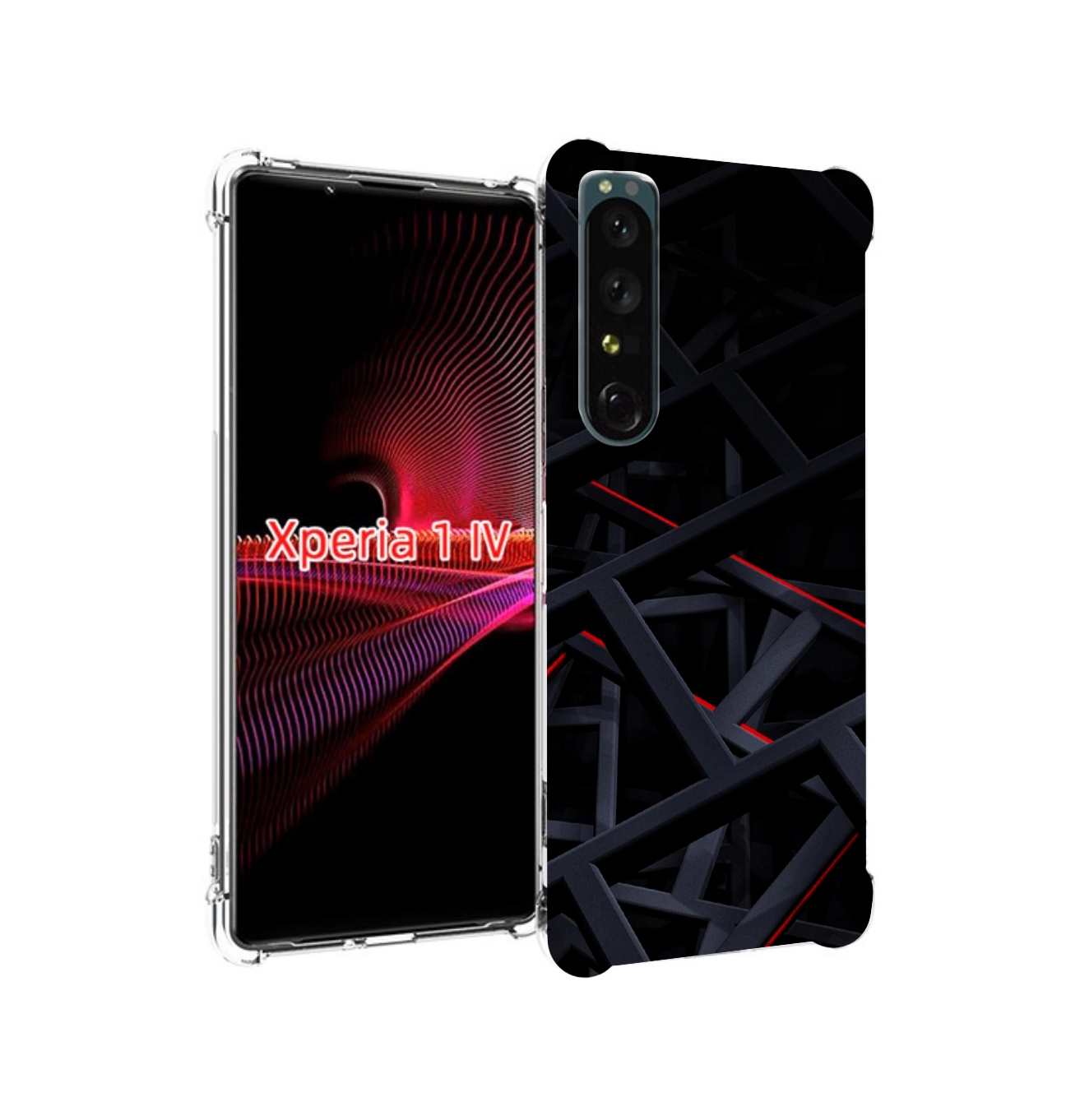 

Чехол накладка MyPads Геометрия для Sony Xperia 1 IV, Прозрачный, Tocco