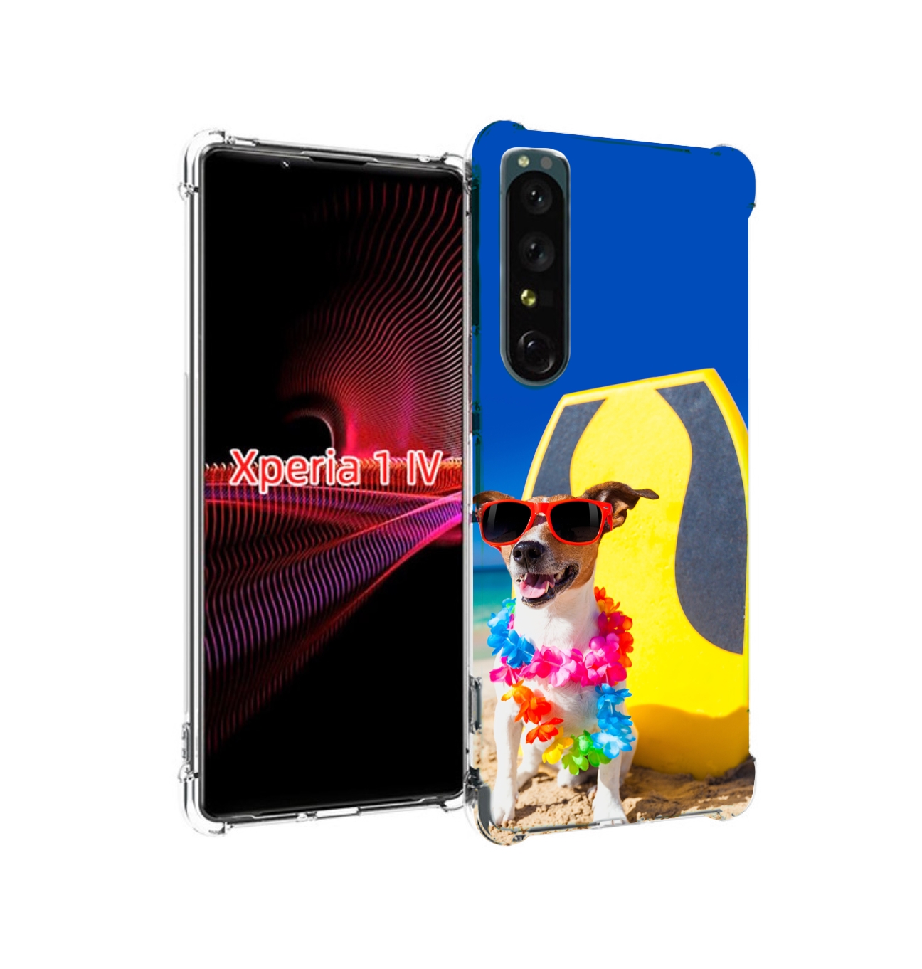 

Чехол накладка MyPads Гавайская-собака для Sony Xperia 1 IV, Прозрачный, Tocco