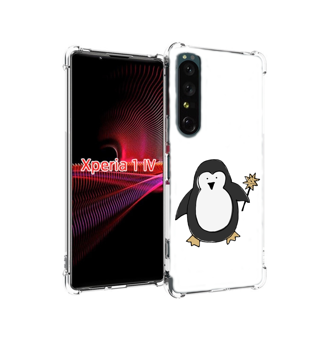 

Чехол накладка MyPads Волшебный пингвин для Sony Xperia 1 IV, Прозрачный, Tocco