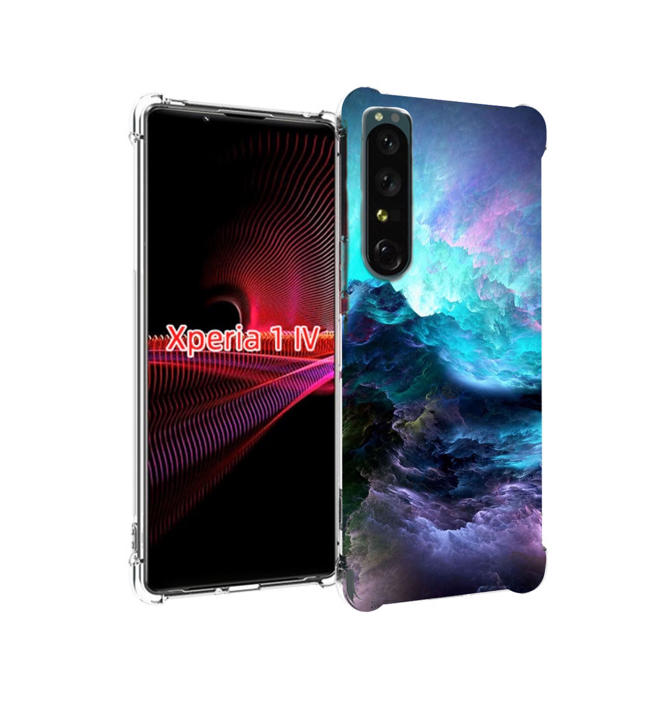 

Чехол накладка MyPads Волна для Sony Xperia 1 IV, Прозрачный, Tocco