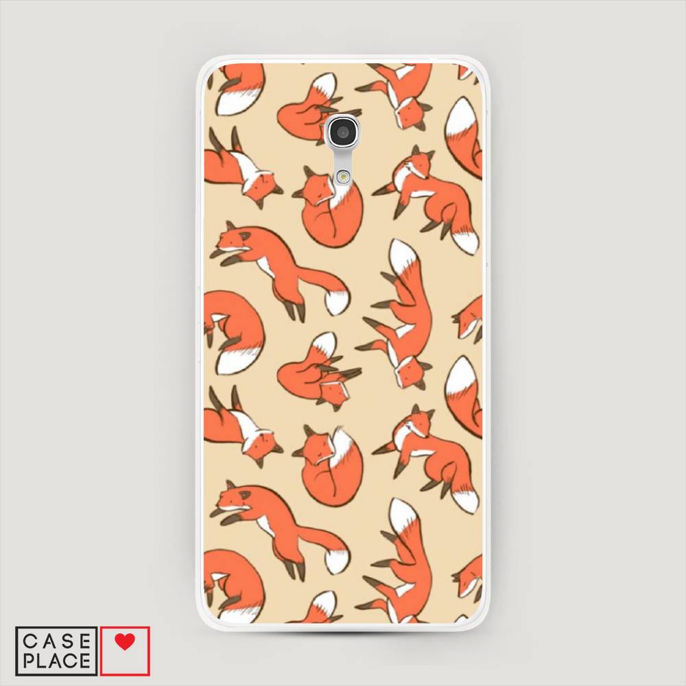 

Чехол Awog на Alcatel Pixi 4 (5) 5045D / Алкатель Pixi 4 (5) 5045D "Лисички фон", 170250-3