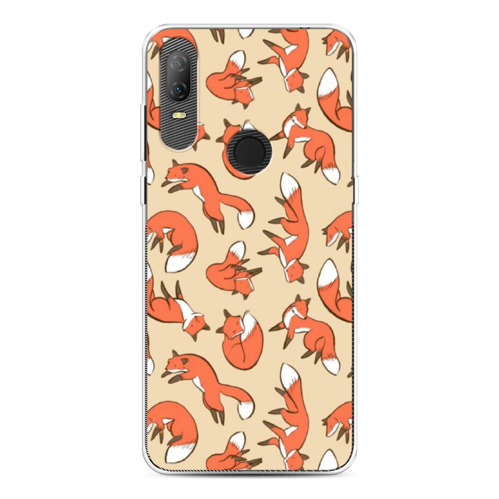 

Чехол Awog на Alcatel 1V (2020) 5007U / Алкатель 1V (2020) 5007U "Лисички фон", 170950-3