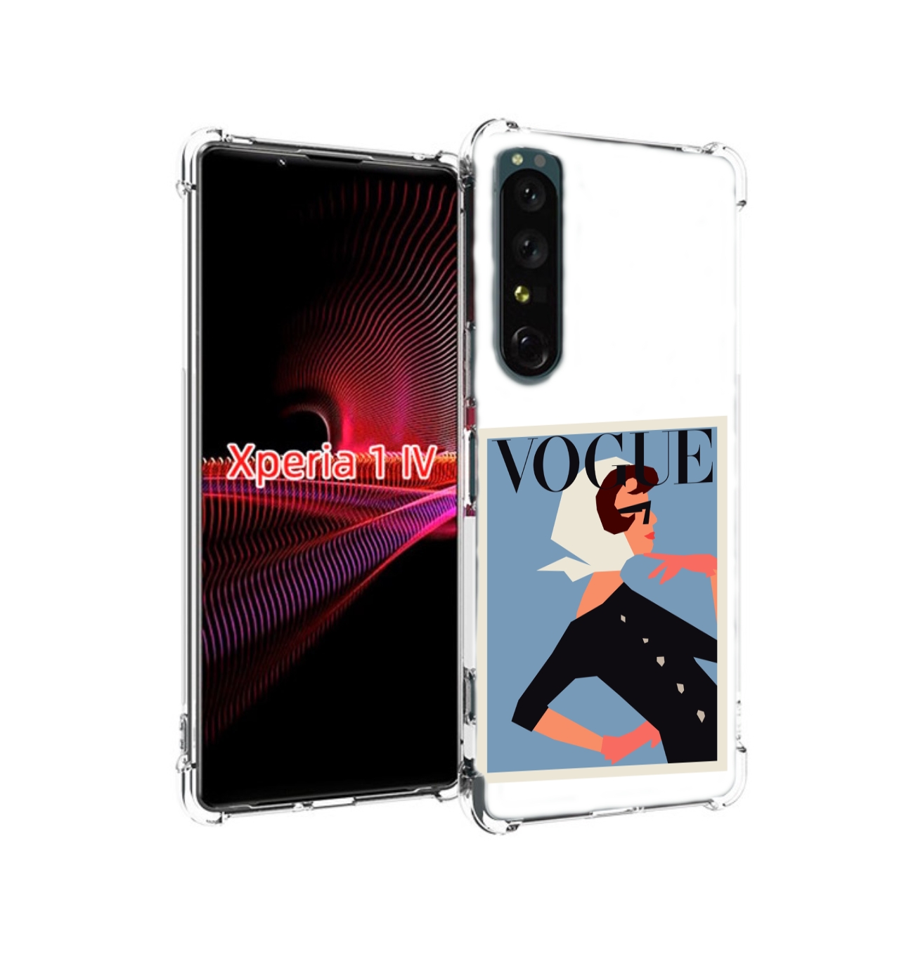

Чехол накладка MyPads Вогуе картинка для Sony Xperia 1 IV, Прозрачный, Tocco
