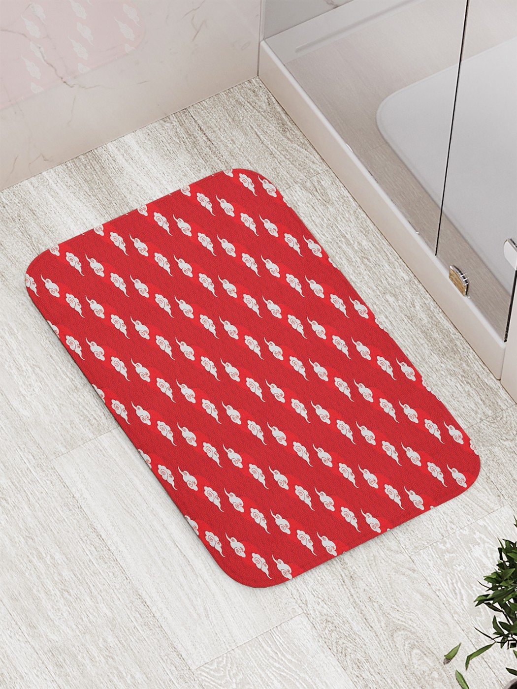 

Коврик противоскользящий для ванной, сауны, бассейна, 77х52 см bath_81140 JoyArty