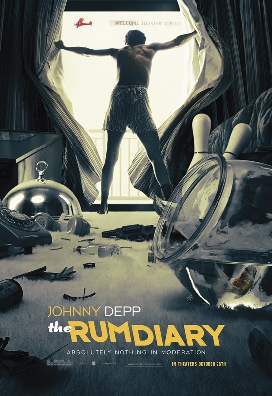 

Постер к фильму "Ромовый дневник" (The Rum Diary) 50x70 см