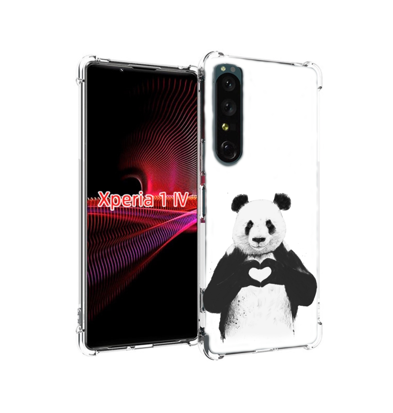 

Чехол накладка MyPads Влюбленная панда для Sony Xperia 1 IV, Прозрачный, Tocco