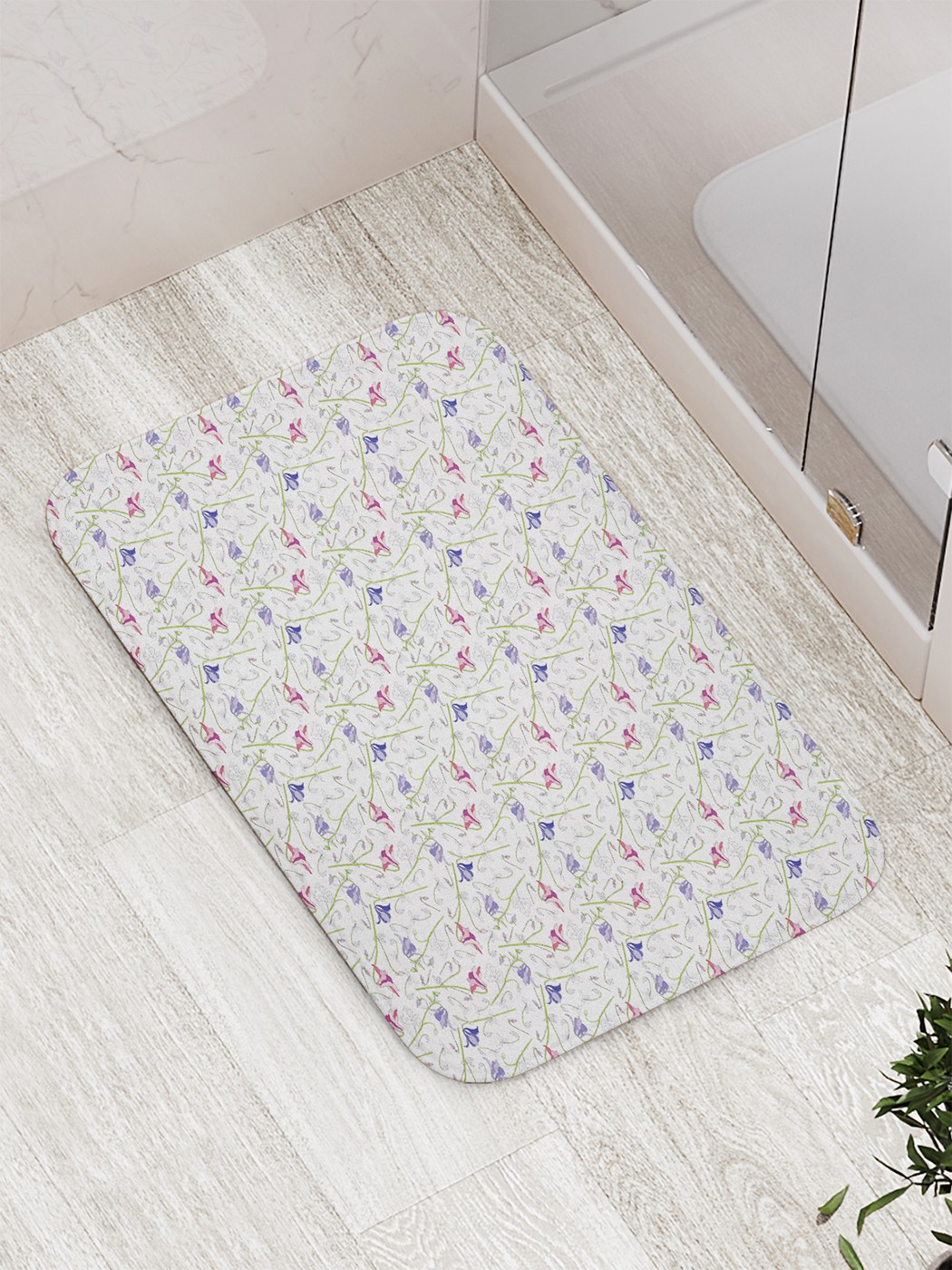 

Коврик противоскользящий для ванной, сауны, бассейна, 77х52 см bath_81120 JoyArty