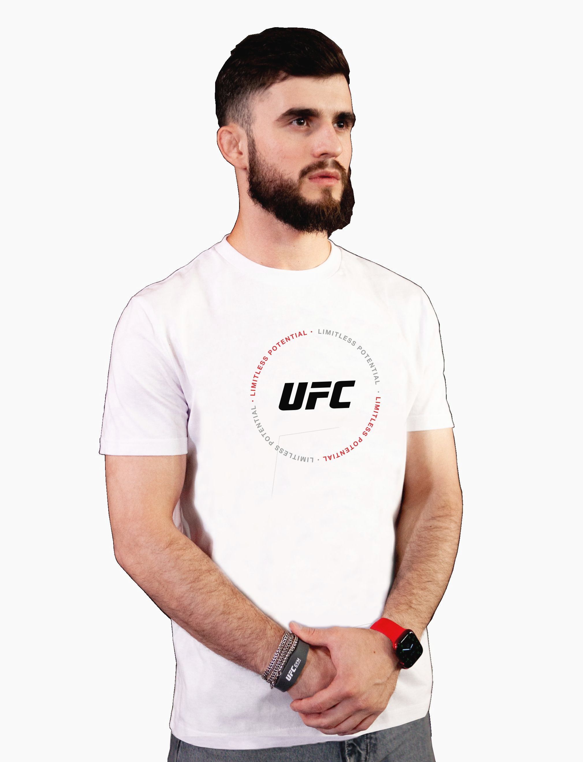 

Футболка мужская UFC UFCTSWH001013P белая L, Белый, UFCTSWH001013P