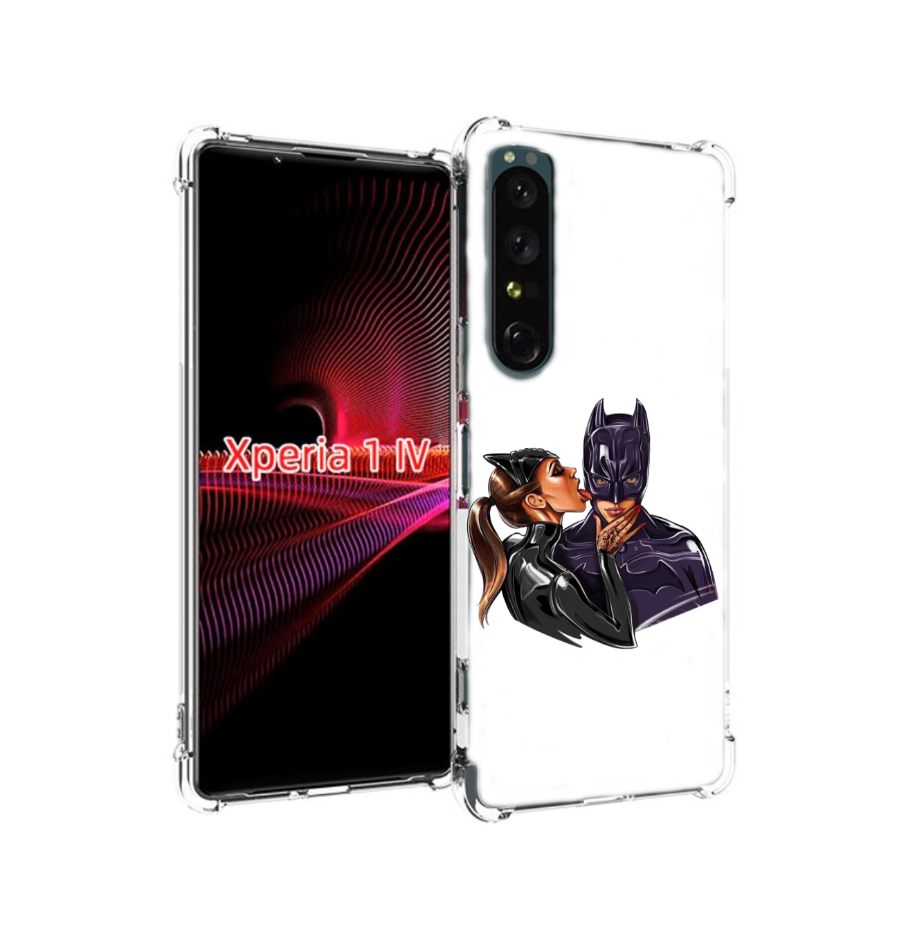 

Чехол накладка MyPads Бэтман для Sony Xperia 1 IV, Прозрачный, Tocco