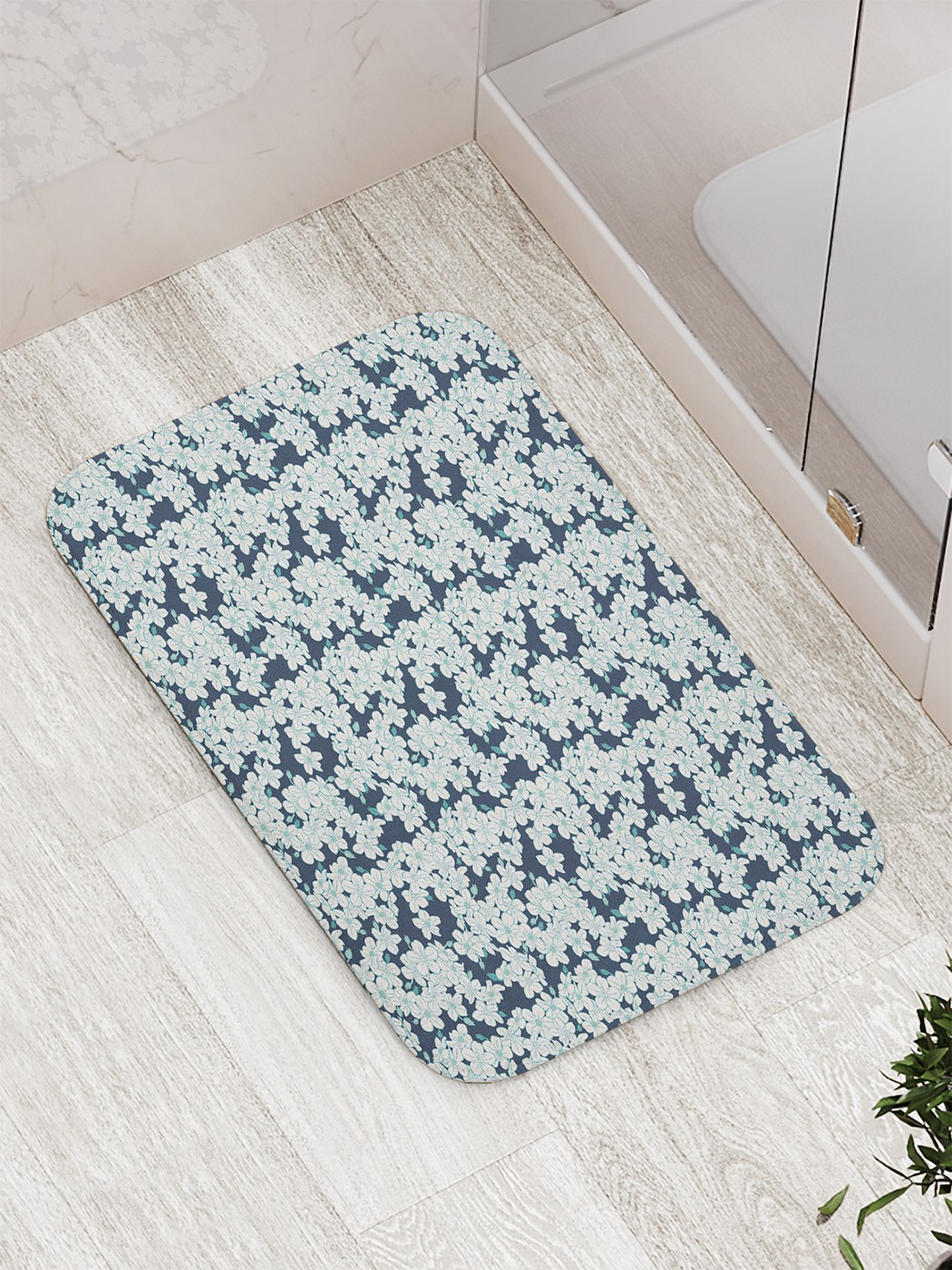 

Коврик противоскользящий для ванной, сауны, бассейна, 77х52 см bath_81107 JoyArty