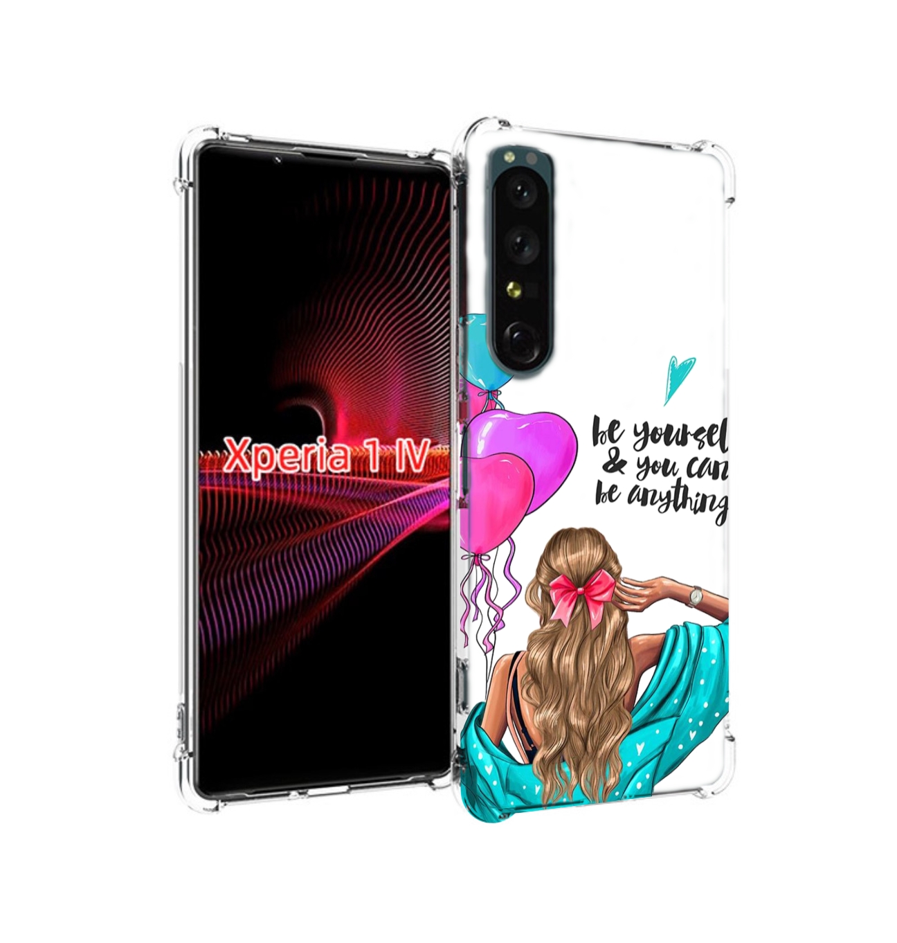 

Чехол накладка MyPads Будь-собой для Sony Xperia 1 IV, Прозрачный, Tocco