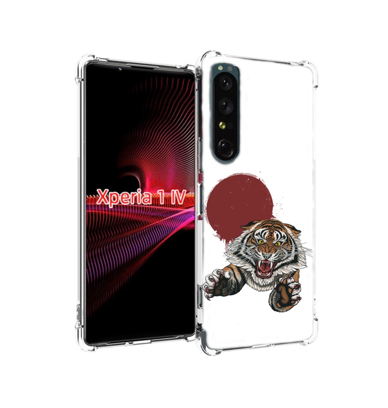 

Чехол накладка MyPads Бросок тигра для Sony Xperia 1 IV, Прозрачный, Tocco