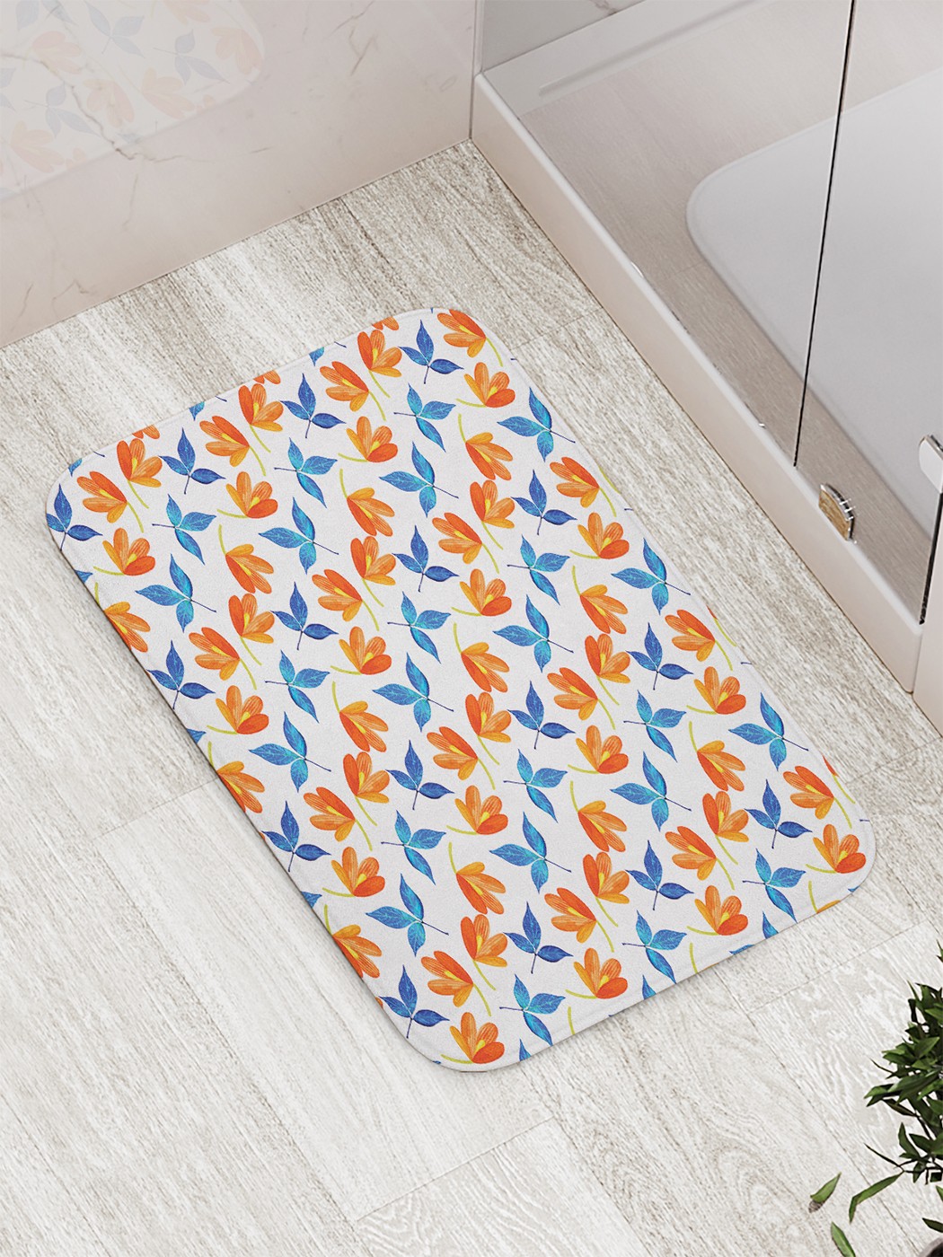 

Коврик противоскользящий для ванной, сауны, бассейна, 77х52 см bath_81097 JoyArty