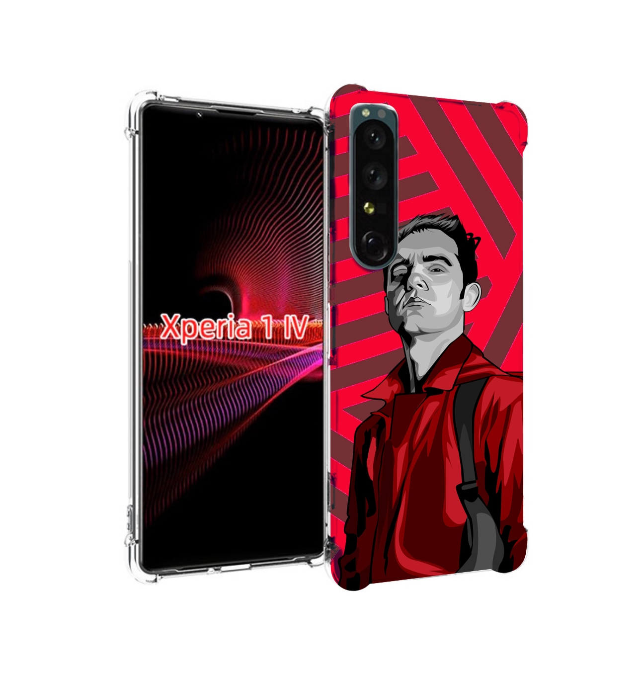 

Чехол накладка MyPads Берлин-бумажный-дом для Sony Xperia 1 IV, Прозрачный, Tocco