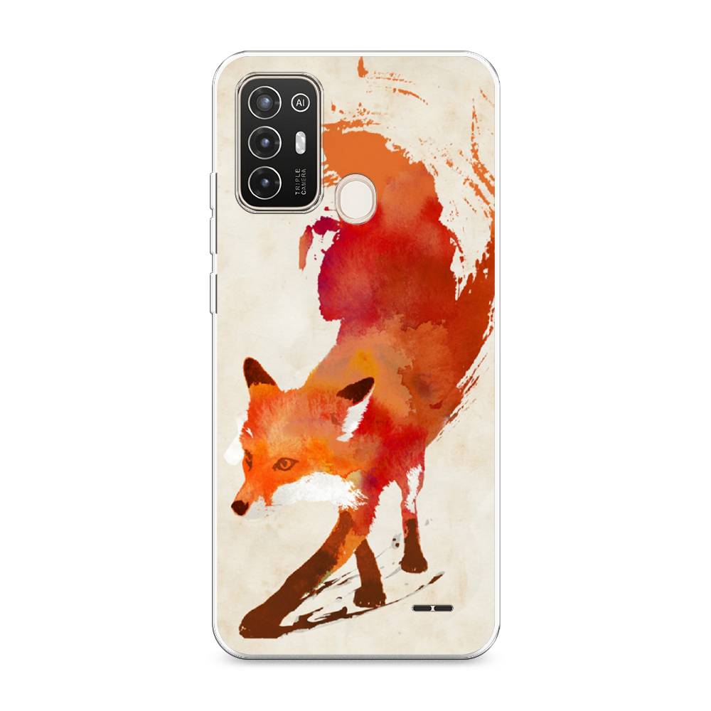 

Чехол Awog на ZTE Blade A52 / ЗТЕ Блэйд A52 "Лиса", Разноцветный, 136250-10