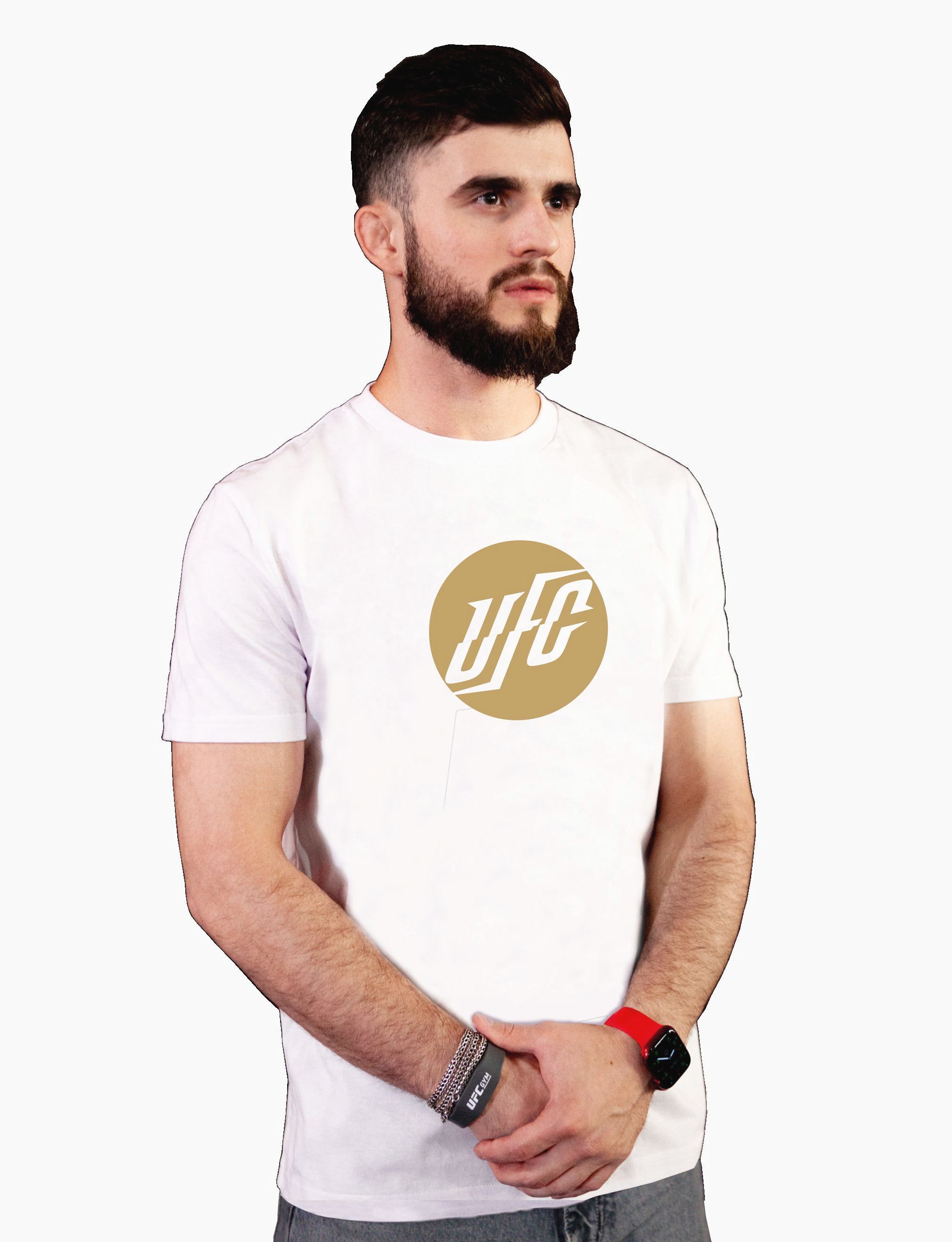 Футболка мужская UFC UFCTSWH001019P белая M 1206₽