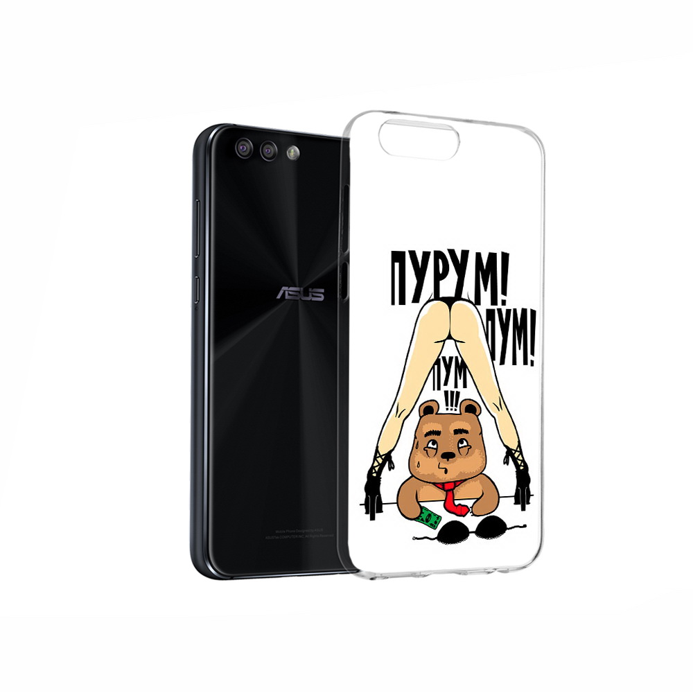 

Чехол MyPads Tocco для Asus ZenFone 4 Пурум пум пум, Прозрачный, Tocco